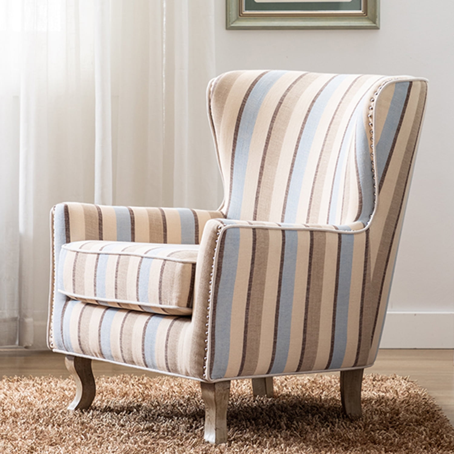Zubair wingback chair outlet