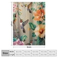 thumbnail image 4 of PRATYUS  Hummingbird Throw Blanket Butterfly Hummingbirds Theme Blanket for Women Girls Hummingbird Gifts for Bird Lovers Bird Flower Blanket for Couch Bed Outdoor White, 4 of 6
