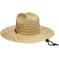 Omagie mens Classic Straw Lifeguard Hat