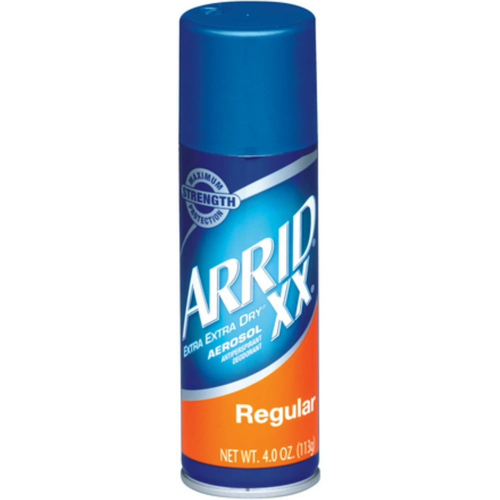 ARRID XX AntiPerspirant Deodorant Spray Regular 4 oz (Pack of 4