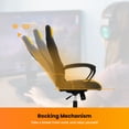 thumbnail image 4 of YRLLENSDAN Gaming Chair Comfy Computer Chair Heavy Duty Gaming Chair Adjustable PU Leather Office Desk Chair Cheap Rolling Gaming Chair Gamer Chair for Adults, Yellow (PIT), 4 of 8