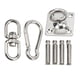 thumbnail image 3 of Kit para colgar hamacas de acero inoxidable, juego de montaje en techo, colgadores giratorios para yoga, columpio, saco de arena, 3 of 14