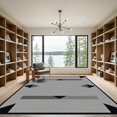 thumbnail image 2 of ODIKA 8'x10' Machine Washable Non-Slip Area Rug, Geometric Gray High Traffic Rug, Gray, 1096042, 2 of 7
