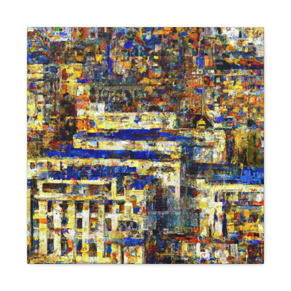 Postmodern Pointillism Dream - Canvas