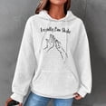 thumbnail image 1 of Chandail en Molleton pour Femmes Mode Femmes Imprimé Col Rond Manches Longues Hauts Ample Chandail en Molleton à Capuche Pull Blouse, 1 of 3