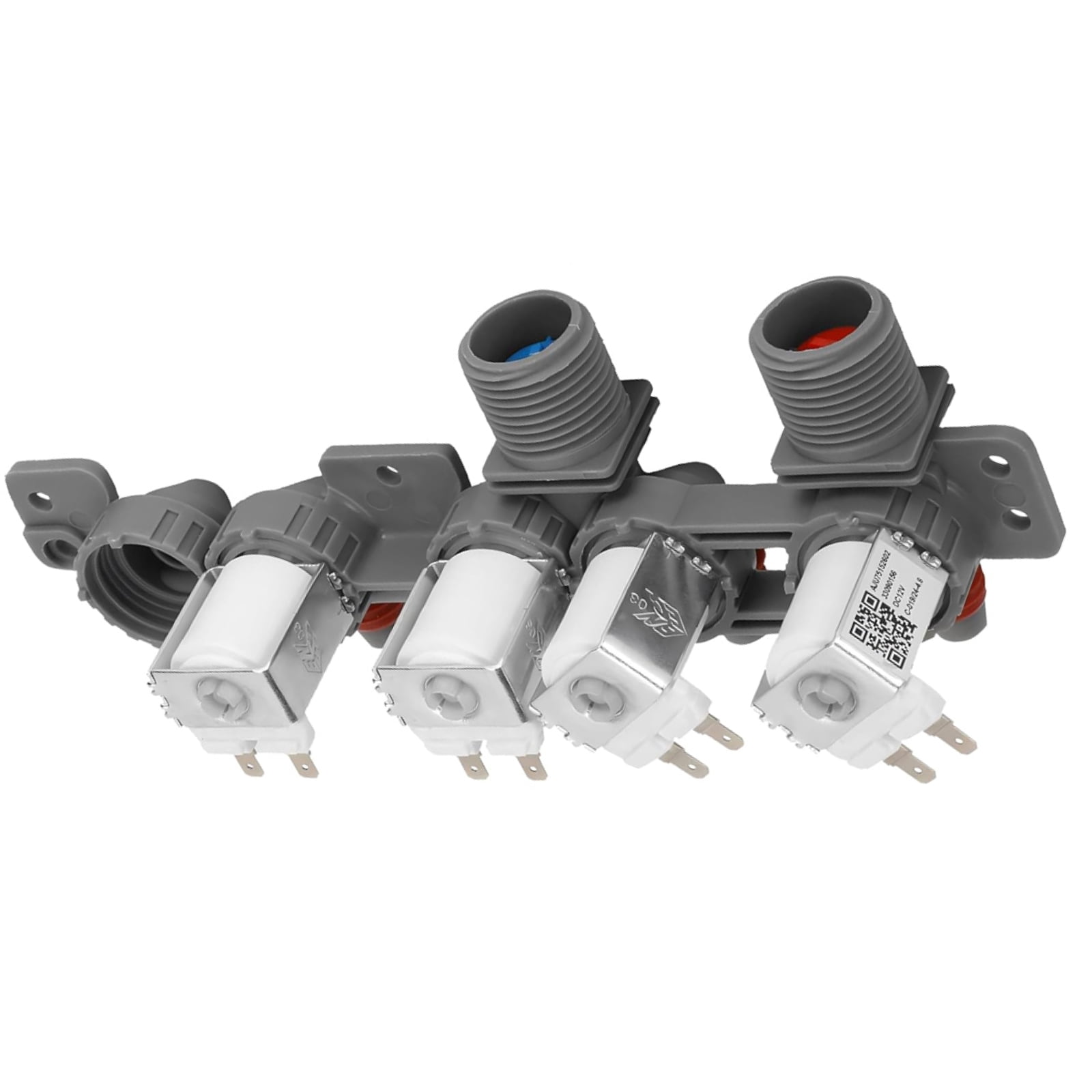 TOP-MAX AJU75152602 Washer Inlet Valve Assembly fit for LG Washing Machine, DC12V Washing Machine Water Inlet Valve, Water-Saving
