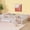 White, variant on Noble House Nira Full Floor Bed with High Fence and Door, Rubber Wood Montessori Bed Frame, Kids' Room, White