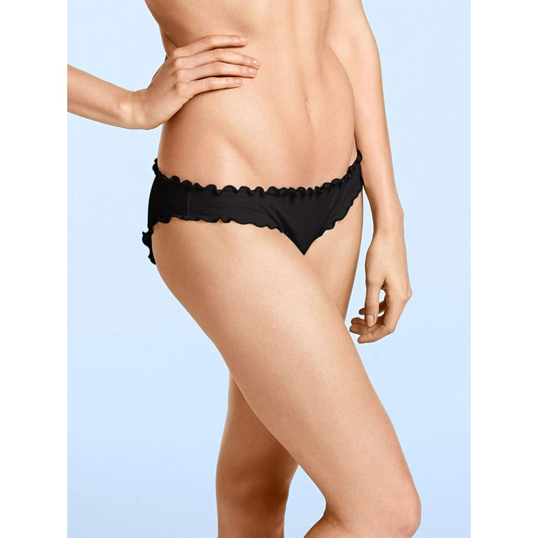 Victoria's Secret Cheeky Low Rise Ruffle Ruched Brazilian Bikini Swim Bottom
