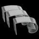 thumbnail image 5 of 3 uds cubierta de mesa de escritorio de plástico Clips de ajuste soporte de abrazadera fiesta Macarena Clips de mesa, 5 of 8