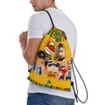 thumbnail image 3 of Lsque Sml Jeffy Print Drawstring Backpack Bag Sport Gym Sackpack Cinch Bags Drawstring Bags Draw String Sport Bag-Medium, 3 of 8