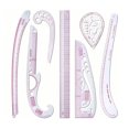 thumbnail image 2 of Clothing Pattern Making Ruler Dress Makers Ruler Measuring Tools Bendable Styling Sewing French Curve Ruler Set for Tailors, 7 Pieces, 2 of 7