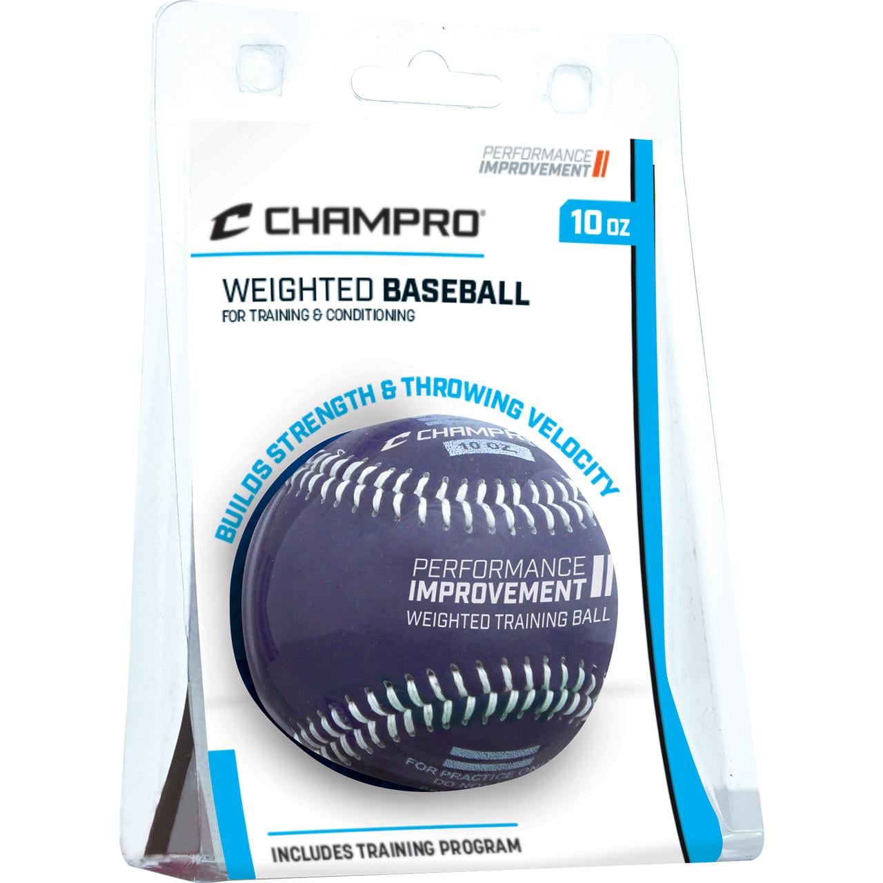 6 oz Ounce Weighted Strength TRAINING Ball  Pitcher Pitching BASEBALL  Navy 