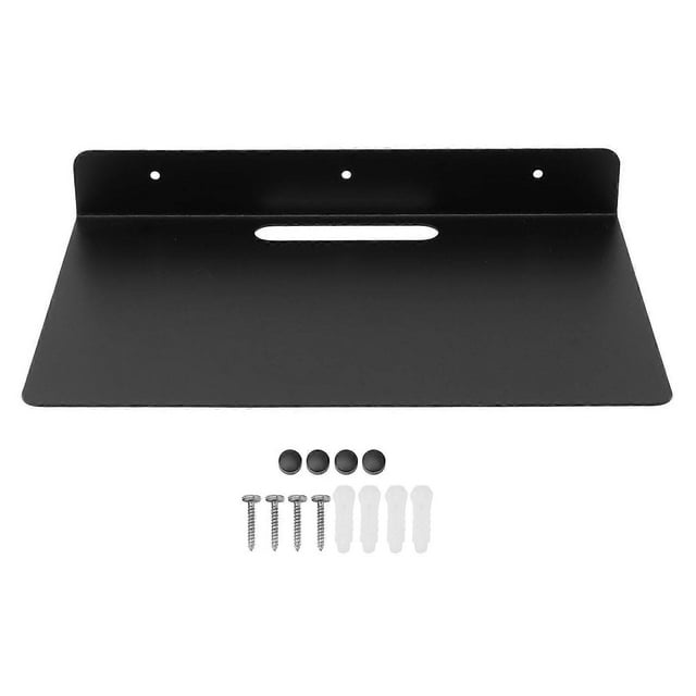 Rustproof Metal Floating Wall Shelf for Projector, Set-Top Box, Router, Camera