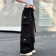 thumbnail image 6 of JLMSPLWG Girs Cargo Pants Kids Patchwork Harem Trouser Girl Boyfriend Aesthetic Pantalones Teens Cool Y2k Retro Outfits Toddler Girl Clothes, 6 of 7