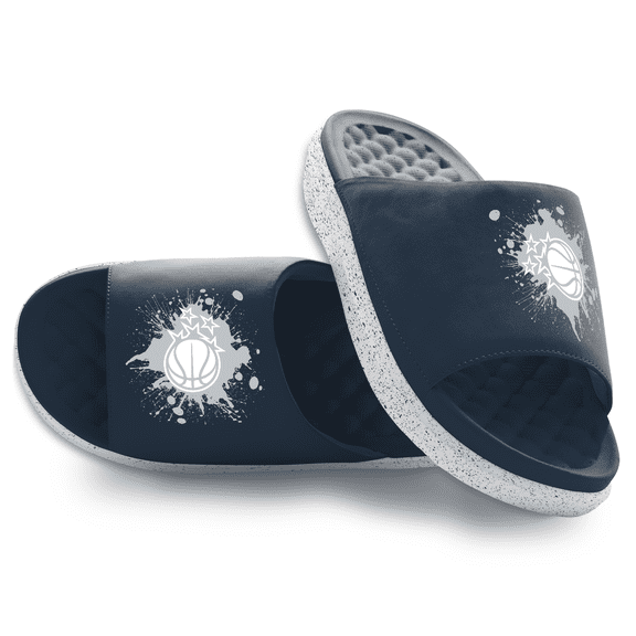 Unisex ISlide Orlando Magic Centered Logo Splat Motive Slide Sandals