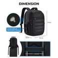 thumbnail image 4 of BAGSMART Camera Backpack, Expandable DSLR SLR Camera Bags for Photographers, Photography Travel Backpack with 15.6" Laptop Compartment, Rain Cover &, 4 of 8