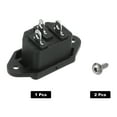 thumbnail image 3 of C20 Panel Mount Plug Adapter AC 250V 16A 3 Pins IEC Inlet Module Plug Power Connector Socket Straight with Screws, 3 of 4