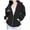 Black, variant on Futezty Zip Up Hoodie Women Hooded Oversized Sweatshirts Long Sleeve Casual Zipper Hoodies Jacket Fall Winter Outfits