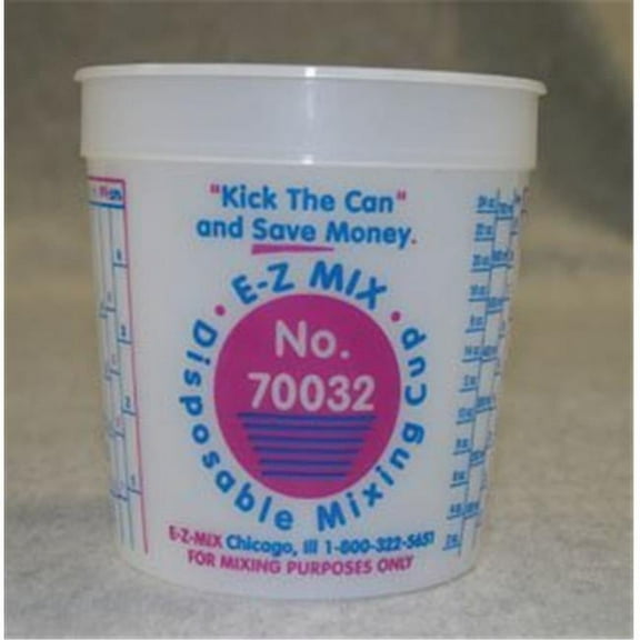 E-Z Mix EMX-70032L 1 - Quart Plastic Mixing Cup Lids