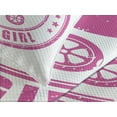 thumbnail image 4 of Ambesonne Pink Quilted Bedspread Set 3 Pcs, Grunge Circle Illustration, Queen Size, Fuchsia, 4 of 5
