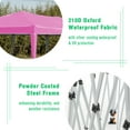 thumbnail image 3 of 10'x20' Pop Up Canopy Tent with 6 Sidewalls Waterproof Commercial Tent with 3 Adjustable Heights for wedding party, 3 of 10