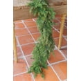 thumbnail image 3 of Guvpev 9FT Christmas Garland with String Lights, Real Touch Winter Cypress Pine Garland, Green Artificial Greenery Garland for Holiday, Mantle, Table, Porch, Indoor, Outdoor Christmas Decorations, 3 of 14
