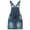 DeepBlue-2503, variant on KIDSCOOL SPACE Baby Little Girls Skirt,Ripped Soft Strechy Denim Girls Summer Overalls Dress,Deep Blue,2-3 Years