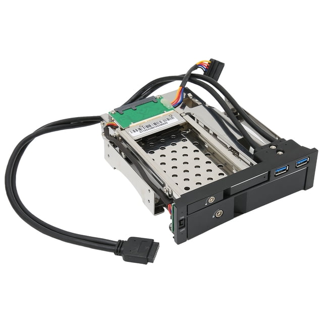 Dual Bay Hard Drive Bracket,Hard Disk Enclosure Dual Builtin Hard Disk Box Hard Disk Enclosure Enhanced Features