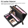 thumbnail image 3 of Coin Pouch, Oil Wax PU Leather Women's Coin Purses with Handbag Rope for Travelling, 3 of 8