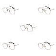 thumbnail image 3 of relayinert Fashionable Polarized Lens Small Square For Trendy Style Materials silver frame C7 5Set, 3 of 6