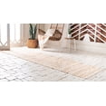 thumbnail image 3 of Rugs.com Chindi Cotton Collection Rug – 10 Ft Runner Beige Flatweave Rug Perfect For Hallways, Entryways, 3 of 9
