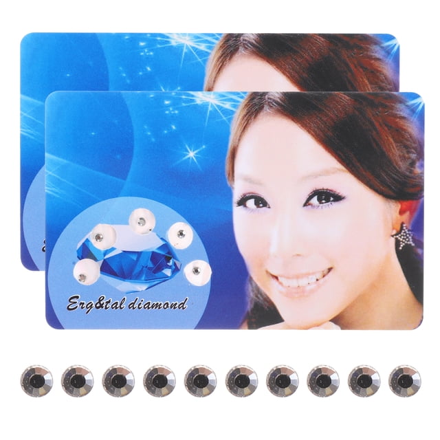 2 Packs Shiny Tooth Gems Tooth Crystal Jewelry Tooth Decorative Accessories