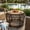 Gray, variant on Christopher Knight Home 25.6" Coastal Round Wood Side Table with Rope Frame, Weather-Resistant, Gray