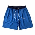 thumbnail image 3 of StSilkitty Mens Summer Swim Trunks Lightweight Elastic Waist Drawstring Beach Shorts Soft Swimming Shorts, 3 of 8