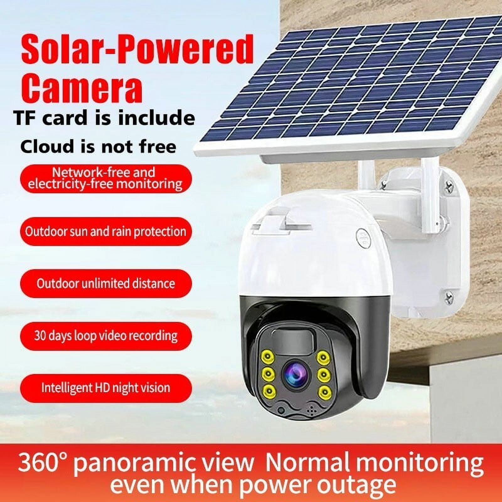 Solar Camera Security Outdoor, 1080P WiFi Camera for Home Security