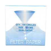 Eisco Labs Premium Qualitative Filter Paper, 21.5cm Dia., Medium Speed (85 gsm), 10? (10 micron) Pore Size - Pack of 100