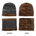 thumbnail image 4 of VBIGER Winter Beanie Hat Scarf Set Warm Knit Hat Thick Knit Skull Cap For Men Women, 4 of 8