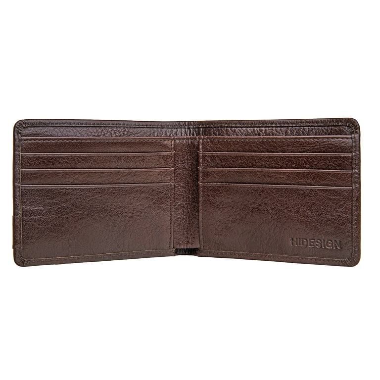 Hidesign Vespucci Brown Buffalo Leather RFID-blocking Slim Bifold