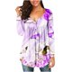 thumbnail image 1 of Camiseta suelta estampada a la moda para mujer, blusa de manga larga, cuello redondo, camisetas informales Pompotops  FGAJ5672, 1 of 6