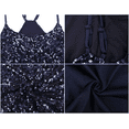 thumbnail image 7 of PrettyGuide Womens Sexy Sparkly Sequin Party Club Dress Adjustable Spaghetti Strap Shimmer Bodycon Mini Dress, 7 of 7