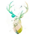 thumbnail image 2 of Bryant, Susan 13x18 Gold Ornate Wood Framed with Double Matting Museum Art Print Titled - Youthful Deer II, 2 of 4
