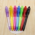 thumbnail image 3 of Gel Pens Fountain Pen Multifunction Luminous Light Invisible Ink Pen Plastic Big-headed Pen LED Light Pen Toy Pen for Journal Notebook in Office Home&nbsp;1ml, 3 of 5