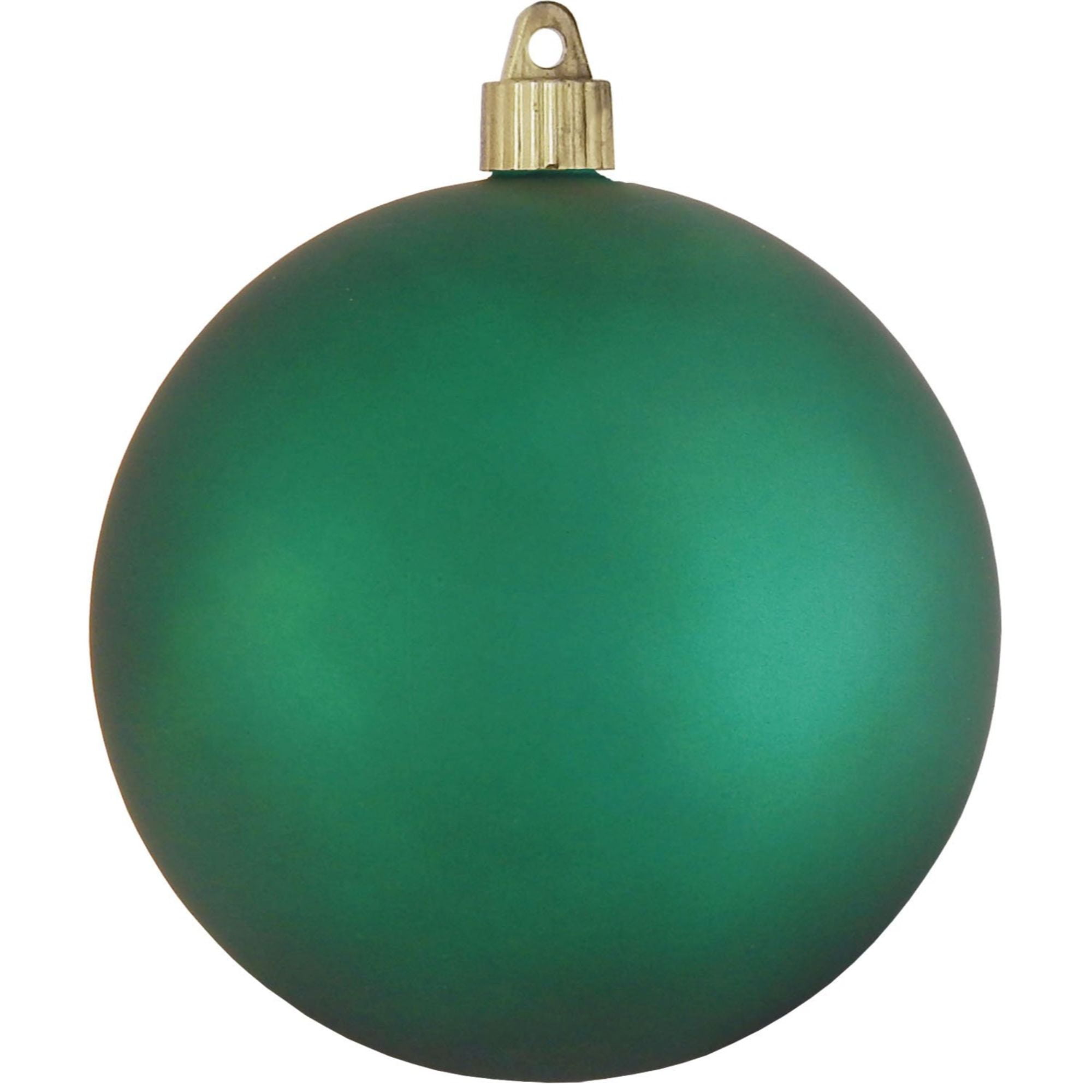 4ct Shamrock Green Shatterproof Matte Finish Christmas Ball Ornaments 4