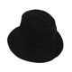 thumbnail image 4 of Sombrero de muñeca portátil, sombrero de cubo en miniatura, sombrero de pescador, tocado de tela suave. Negro, 4 of 8
