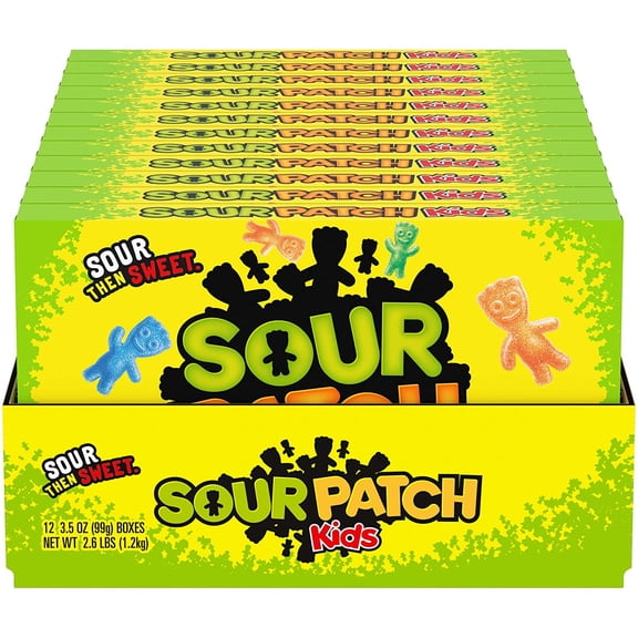 Sour Patch Kids Theatre Size Boxes (Pack of 12)