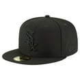 thumbnail image 3 of Men's-New Era  Black Chicago White Sox 125th Anniversary 59FIFTY Fitted Hat, 3 of 5