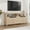 Natural, variant on Garvee Boho TV Stand for TVs up to 70 Inch, 63" Rustic Entertainment Center with 4 Doors & Open Shelf, Adjustable Storage for Living Room, Bedroom, Natural