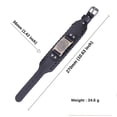 thumbnail image 4 of Set de Pulsera de cuero Vikinga y Collar para Hombre estilo Vikingo Brujula Vegvisir. estilo clásico de runas nórdicas - Plateado MADIOLA Moda Hombre, 4 of 8