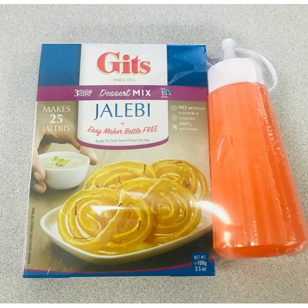 Gits Jalebi Mix 100 Gm With Bottle Pack Of 1 Walmart Com Walmart Com