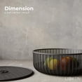 thumbnail image 3 of Frutero LIBKEN de metal con tapa de malla, negro, 29 x 29 x 11 cm, 3 of 7